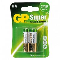 Элемент питания GP LR6 Super Alkaline 15A 2CR2 2шт (упак) AA (батарейка) картинка 